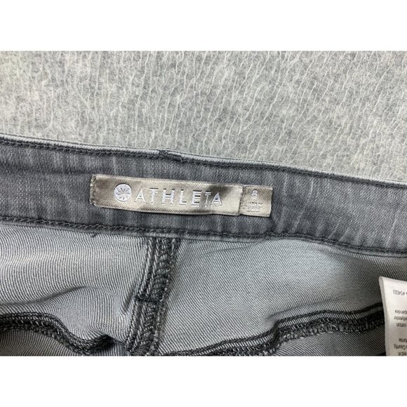 Athleta Sculptek Stretchy 5 Pocket Jeans Pants (Women's Size 8) Gray - Picture 6 of 15